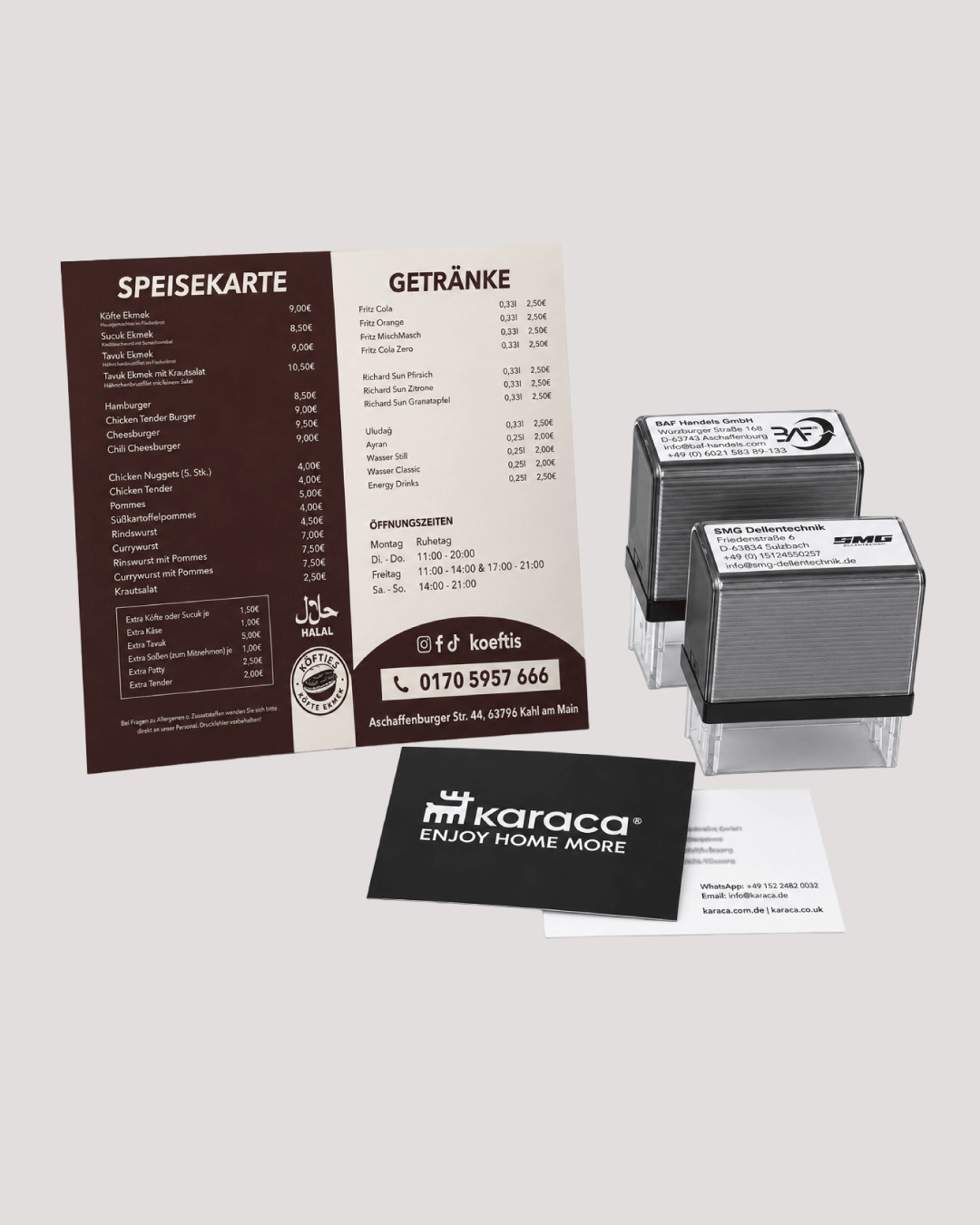 Flyer und Speisekarten Design von SEM Solutions