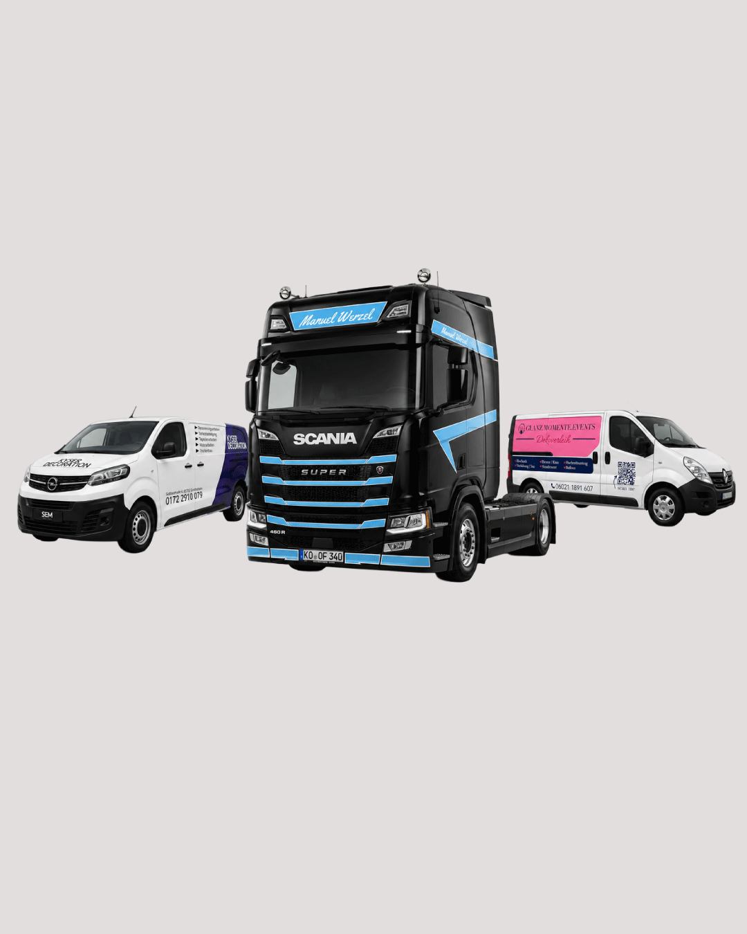 LKW und Fahrzeugbeschriftung von SEM Solutions