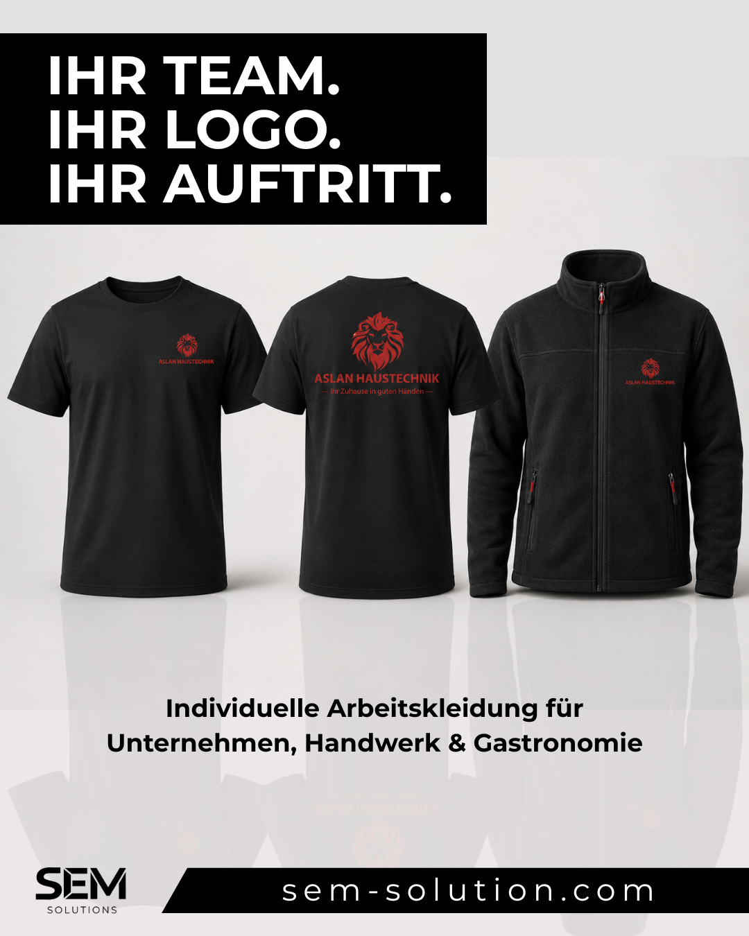 Arbeitskleidung Aslan Haustechnik