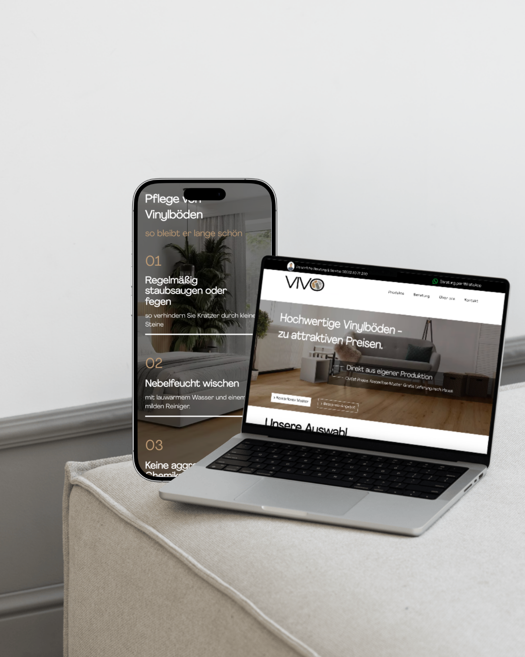 Webdesign VIVO Floor